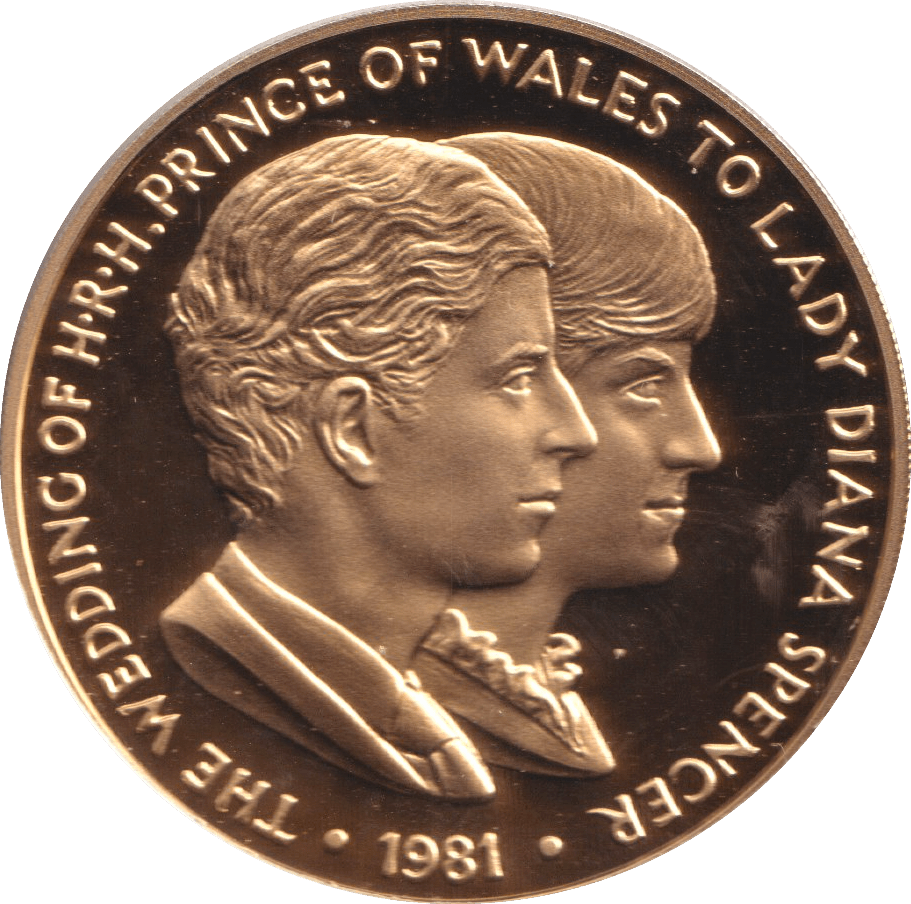 1981 ROYAL WEDDING PRINCE OF WALES LADY DIANA SPENCER MEDALLION - MEDALS & MEDALLIONS - Cambridgeshire Coins