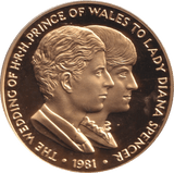 1981 ROYAL WEDDING PRINCE OF WALES LADY DIANA SPENCER MEDALLION - MEDALS & MEDALLIONS - Cambridgeshire Coins