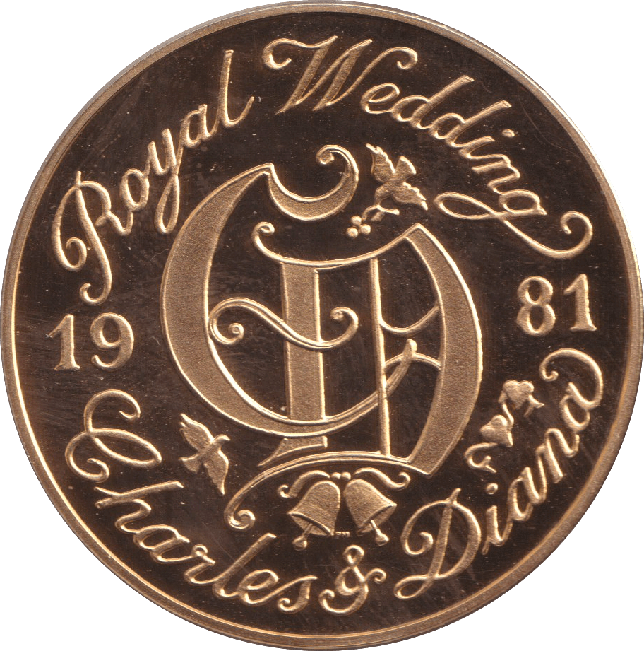 1981 ROYAL WEDDING PRINCE OF WALES MEDALLION - MEDALS & MEDALLIONS - Cambridgeshire Coins