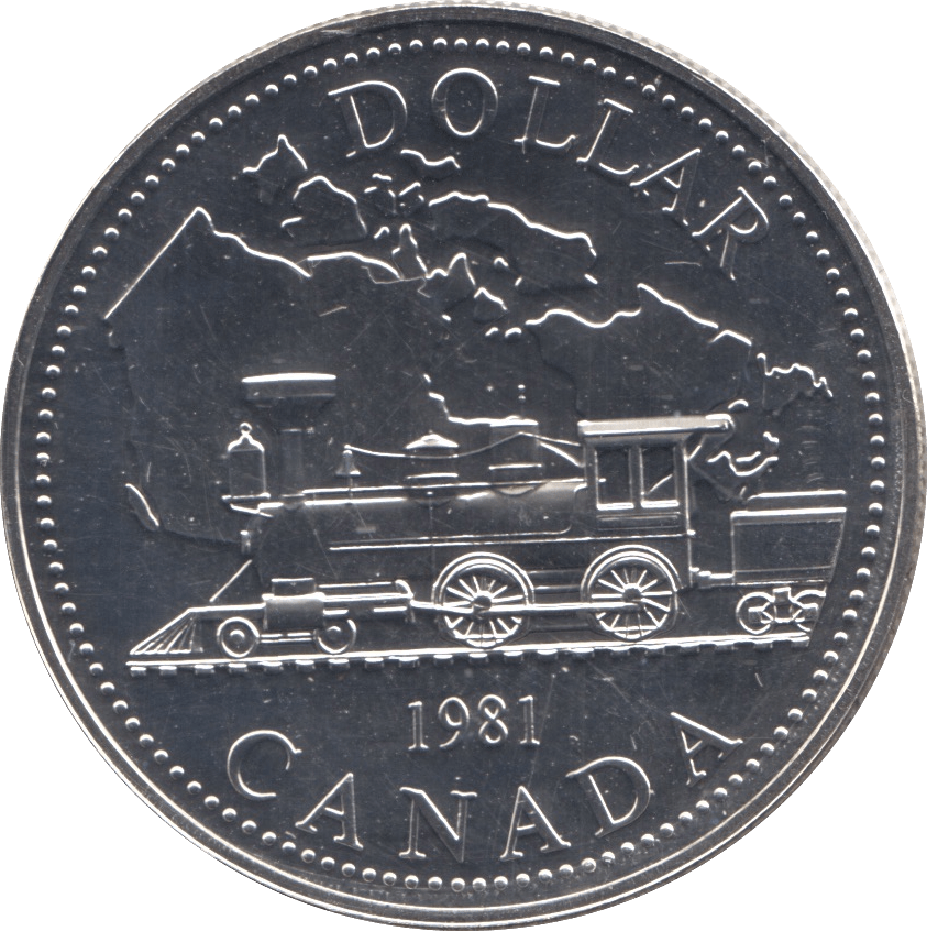1981 SILVER ONE DOLLAR CANADA - WORLD COINS - Cambridgeshire Coins