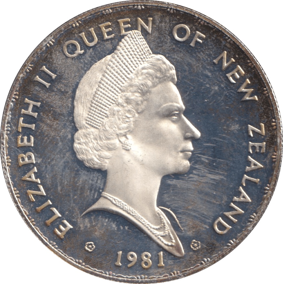 1981 SILVER ONE DOLLAR ROYAL VISIT - SILVER WORLD COINS - Cambridgeshire Coins