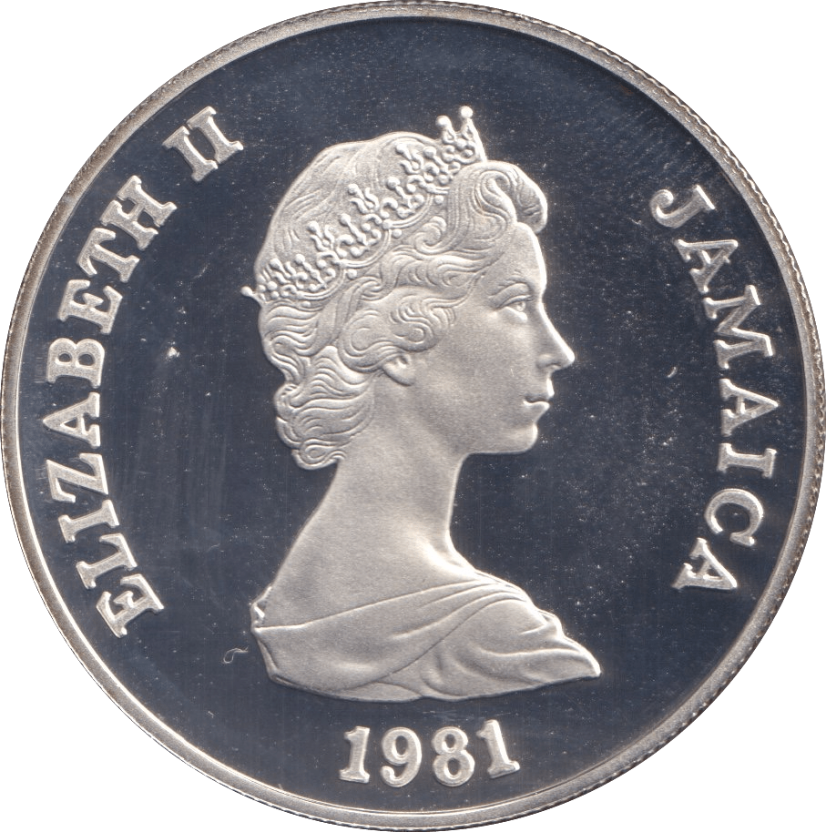 1981 SILVER PROOF 10 DOLLAR ROYAL WEDDING JAMAICAN - SILVER WORLD COINS - Cambridgeshire Coins
