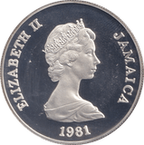 1981 SILVER PROOF 10 DOLLAR ROYAL WEDDING JAMAICAN - SILVER WORLD COINS - Cambridgeshire Coins