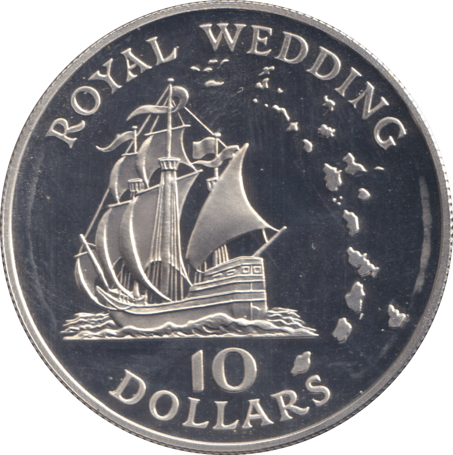 1981 SILVER PROOF 10 DOLLARS ROYAL WEDDING EAST CARIBBEAN TERRITORIES - SILVER WORLD COINS - Cambridgeshire Coins