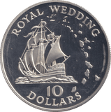 1981 SILVER PROOF 10 DOLLARS ROYAL WEDDING EAST CARIBBEAN TERRITORIES - SILVER WORLD COINS - Cambridgeshire Coins