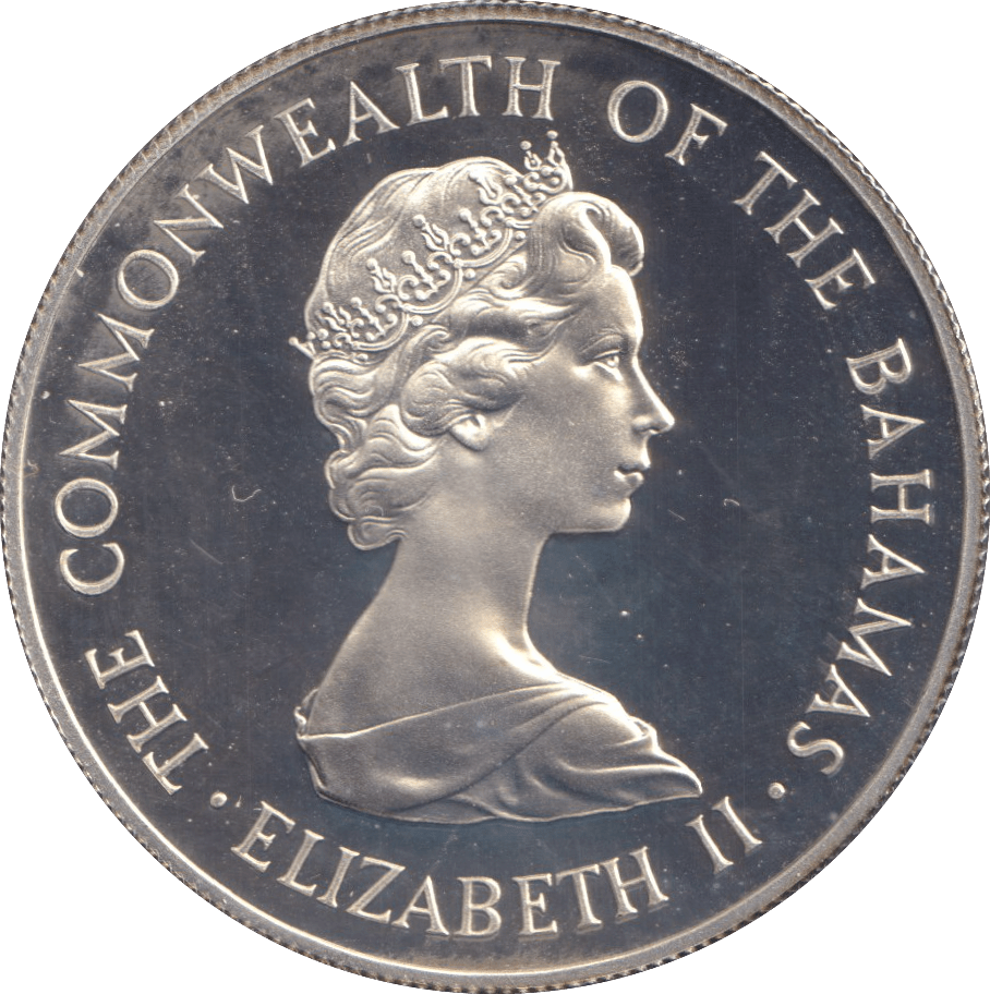 1981 SILVER PROOF 10 DOLLARS THE COMMONWEALTH OF THE BAHAMAS - SILVER WORLD COINS - Cambridgeshire Coins