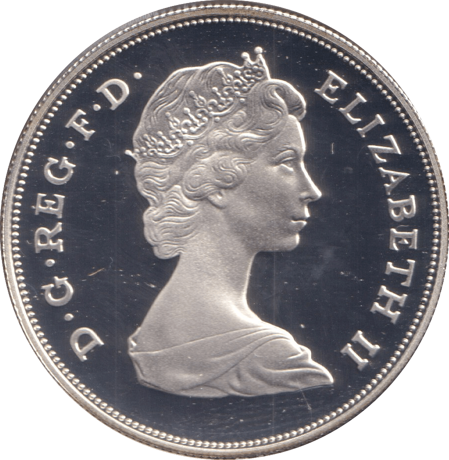 1981 SILVER PROOF 5 SHILLINGS PRINCE OF WALES AND LADY DIANA (Copy) - SILVER WORLD COINS - Cambridgeshire Coins