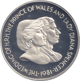 1981 SILVER PROOF 50 PENCE FALKLAND ISLANDS - SILVER WORLD COINS - Cambridgeshire Coins