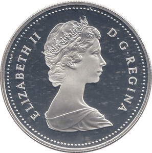1981 SILVER PROOF CANADA DOLLAR - SILVER WORLD COINS - Cambridgeshire Coins