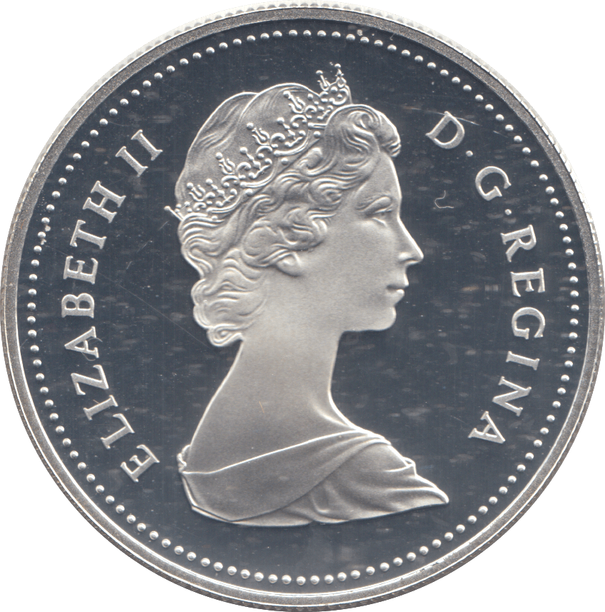 1981 SILVER PROOF CANADA DOLLAR - SILVER WORLD COINS - Cambridgeshire Coins