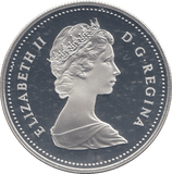 1981 SILVER PROOF CANADA DOLLAR - SILVER WORLD COINS - Cambridgeshire Coins