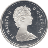 1981 SILVER PROOF DOLLAR CANADA 2 - SILVER WORLD COINS - Cambridgeshire Coins
