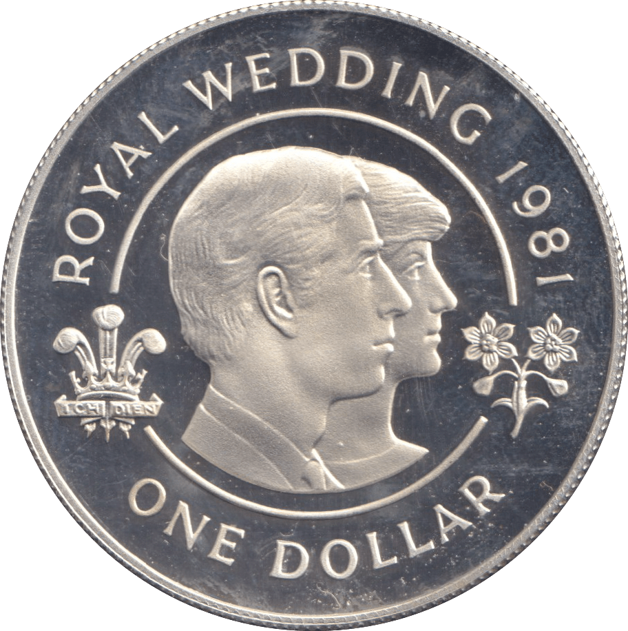 1981 SILVER PROOF ONE POUND BERMUDA - SILVER WORLD COINS - Cambridgeshire Coins