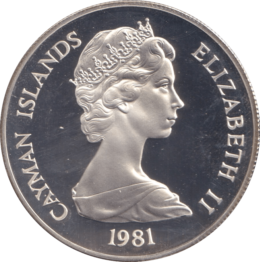 1981 SILVER PROOF TEN DOLLARS ROYAL WEDDING CAYMAN ISLANDS - SILVER WORLD COINS - Cambridgeshire Coins