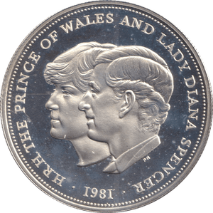 1981 THE PRINCE OF WALES AND LADY DIANA SPENCER - SILVER WORLD COINS - Cambridgeshire Coins