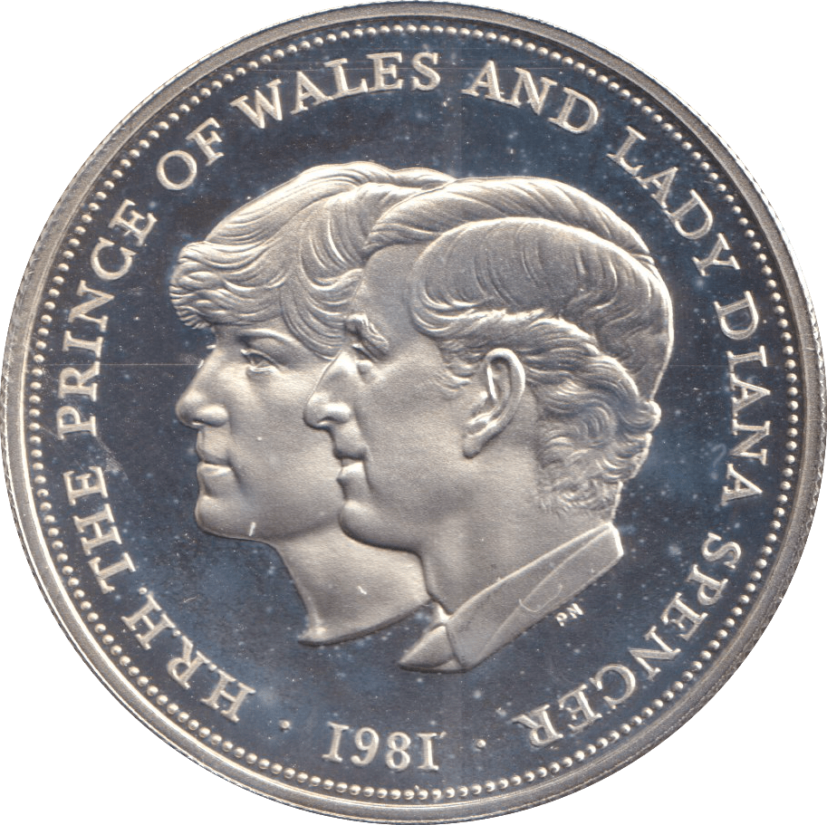 1981 THE PRINCE OF WALES AND LADY DIANA SPENCER - SILVER WORLD COINS - Cambridgeshire Coins