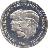 1981 THE PRINCE OF WALES AND LADY DIANA SPENCER - SILVER WORLD COINS - Cambridgeshire Coins