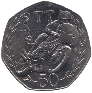 1981 TT FIFTY PENCE ISLE OF MAN ( LARGE ) - WORLD COINS - Cambridgeshire Coins