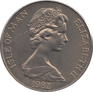1982 1 CROWN MANX MARITIME HERITAGE ( BU ) - WORLD COINS - Cambridgeshire Coins