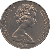 1982 1 CROWN MANX MARITIME HERITAGE ( BU ) - WORLD COINS - Cambridgeshire Coins