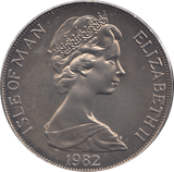1982 1 CROWN MANX MARITIME HERITAGE ( BU ) - WORLD COINS - Cambridgeshire Coins