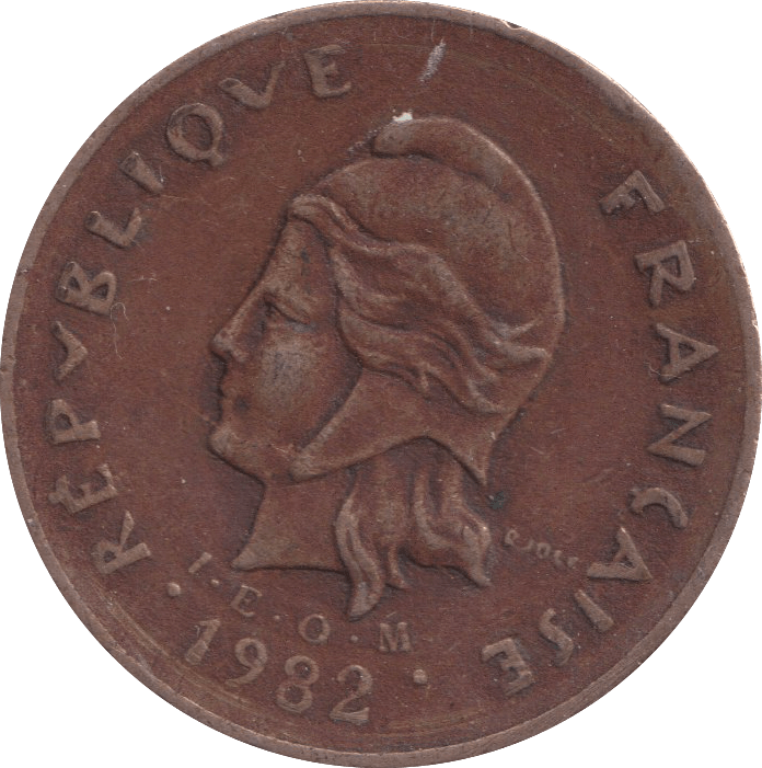 1982 100 FRANC FRENCH POLYNESIA - WORLD COINS - Cambridgeshire Coins