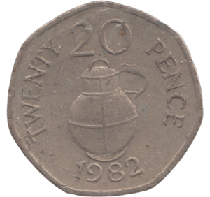 1982 20 PENCE - 20p BU - Cambridgeshire Coins