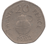1982 20 PENCE - 20p BU - Cambridgeshire Coins