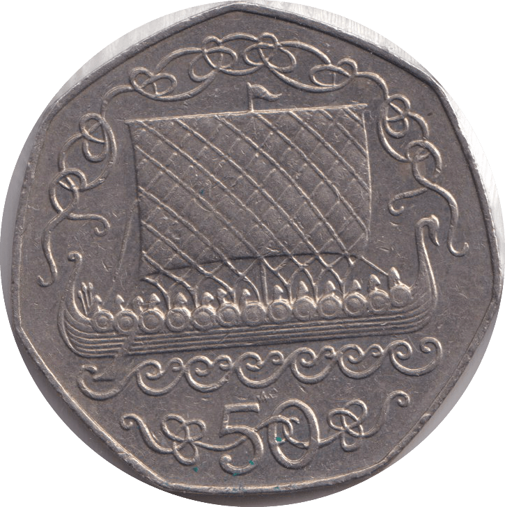 1982 50 PENCE IOM - WORLD COINS - Cambridgeshire Coins