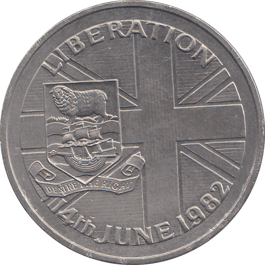 1982 50P LIBERATION ( BU ) - £2 BU - Cambridgeshire Coins
