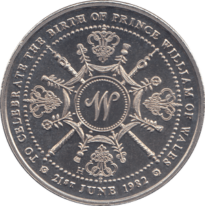 1982 BIRTH OF PRINCE WILLIAM OF WALES COMMEMORATIVE COIN - WORLD COINS - Cambridgeshire Coins