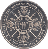 1982 BIRTH OF PRINCE WILLIAM OF WALES COMMEMORATIVE COIN - WORLD COINS - Cambridgeshire Coins