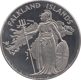 1982 FALKLAND ISLANDS TASK FORCE COMMEMORATIVE COIN ( BU ) - Cambridgeshire Coins