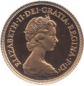 1982 GOLD HALF SOVEREIGN ( PROOF ) - HALF SOVEREIGN - Cambridgeshire Coins