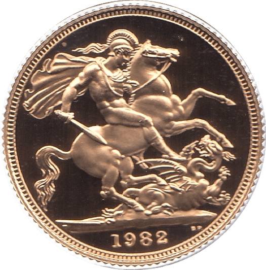 1982 GOLD SOVEREIGN ( PROOF ) - SOVEREIGN - Cambridgeshire Coins