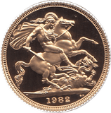 1982 GOLD SOVEREIGN ( PROOF ) - SOVEREIGN - Cambridgeshire Coins