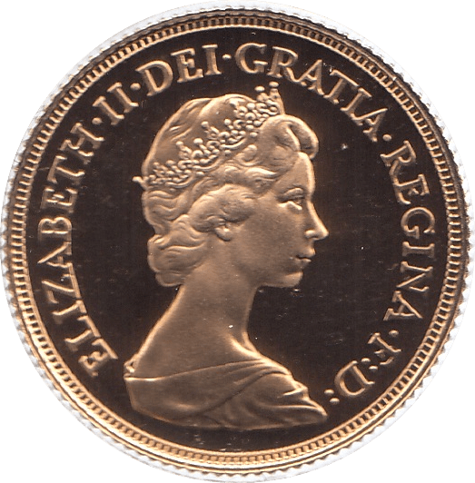 1982 GOLD SOVEREIGN ( PROOF ) - SOVEREIGN - Cambridgeshire Coins