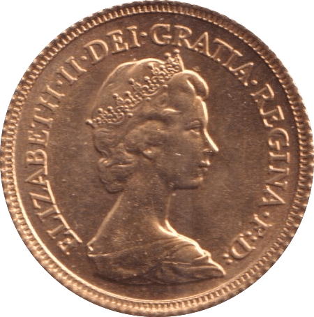 1982 HALF SOVEREIGN ( BU ) - HALF SOVEREIGN - Cambridgeshire Coins