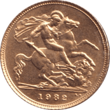 1982 HALF SOVEREIGN ( BU ) - HALF SOVEREIGN - Cambridgeshire Coins