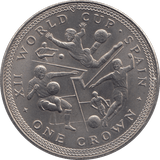 1982 ISLE OF MAN CROWN - SILVER WORLD COINS - Cambridgeshire Coins