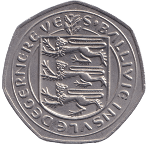 1982 LARGE 50P GUERNSEY - 50P REGIONAL ISSUE - Cambridgeshire Coins