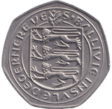 1982 LARGE 50P GUERNSEY - 50P REGIONAL ISSUE - Cambridgeshire Coins