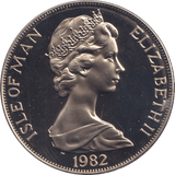 1982 ONE CROWN ISLE OF MAN - WORLD COINS - Cambridgeshire Coins