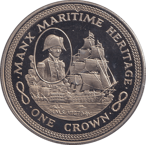 1982 ONE CROWN ISLE OF MAN - WORLD COINS - Cambridgeshire Coins