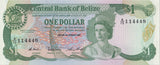 1982 ONE DOLLAR BANKNOTE BELIZE REF 961 - World Banknotes - Cambridgeshire Coins