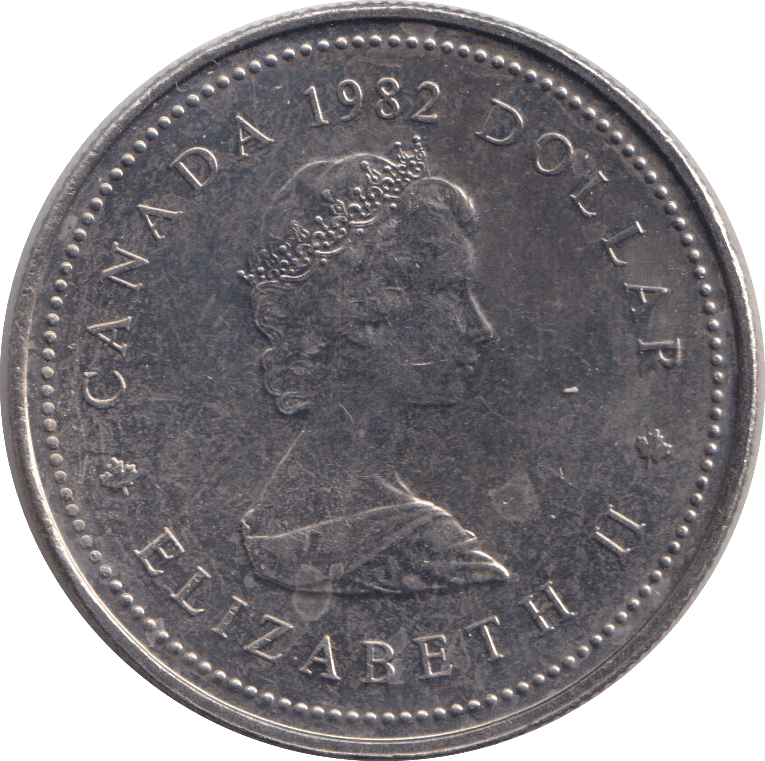 1982 ONE DOLLAR CANADA - WORLD COINS - Cambridgeshire Coins