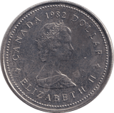 1982 ONE DOLLAR CANADA - WORLD COINS - Cambridgeshire Coins