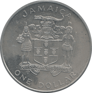 1982 ONE DOLLAR JAMAICA - WORLD COINS - Cambridgeshire Coins