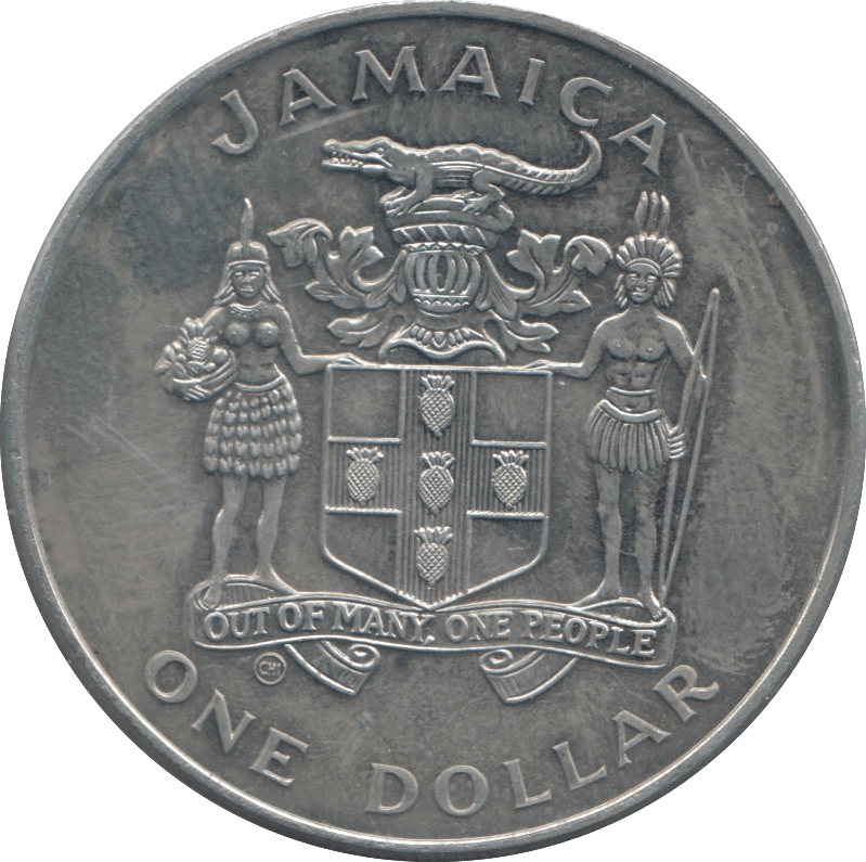 1982 ONE DOLLAR JAMAICA - WORLD COINS - Cambridgeshire Coins