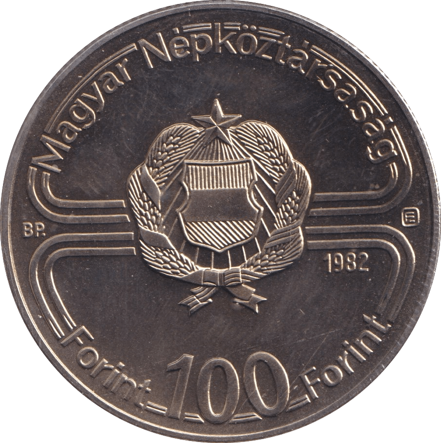 1982 ONE HUNDRED FORINT HUNGARY 2 - WORLD COINS - Cambridgeshire Coins
